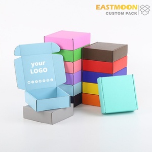 Nhà Máy Các Tông Giấy Gửi Thư Trang Phục Biểu Tượng Tùy Chỉnh Hộp In Sóng Kraft Nâu Vận Chuyển Bao Bì Hộp 50 Pcs - Product Image 6