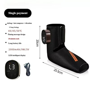 Masseur de pieds à air comprimé : Massage apaisant par compression, réduit la raideur des pieds, soulage les pieds lourds et fatigués, offre un soin relaxant pour les pieds. - Product Image 6