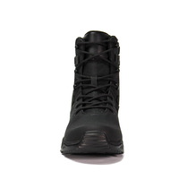 Hanagal Nylon TPU Cuir de vachette Résistant à l'usure Caoutchouc Noir Bottes Tactiques en Nylon