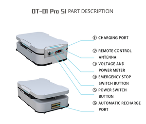 Yeni Dört Tekerlekli Diferansiyel Standart Şasi AGV Robot Şasisi AMR UGV Otomatik Navigasyonlu Mobil Platform SLAM ROS Restoran - Product Image 4