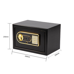 ตู้เซฟ Wan Jia Bao รุ่น 25EBF ขนาด 250x350x250 มม. พร้อมระบบล็อคอิเล็กทรอนิกส์ แผ่นเหล็ก สำหรับใช้ในบ้าน เพื่อความปลอดภัยส่วนตัว - Product Image 1