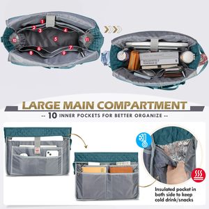 Bolsa de Mano Multifuncional para Maestros y Enfermeras, Bolsa de Mensajero para Portátil de 15.6 Pulgadas con Bolsillo Aislado para el Trabajo y Viajes - Product Image 2