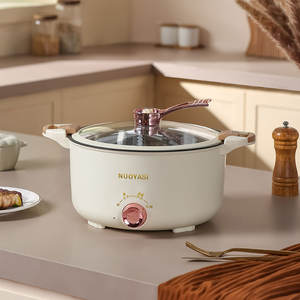 1000W 5L pentole a pressione elettriche di grande capacità cuociriso cucina in legno regalo pentola elettrica con vapore - Product Image 5