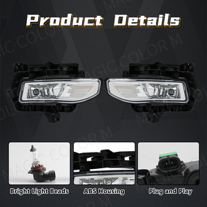 Faros Antiniebla Halógenos Kit <span class=keywords><strong>de</strong></span> Luces Antiniebla Impermeables para Nissan <span class=keywords><strong>Versa</strong></span> Note 2018-2026 - Product Image 2