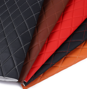 إسفنجة مجهرية مضادة للعفن جلد مبطن مطرز من الألياف الصناعية Faux جلد اصطناعي لتنجيد السيارات - Product Image 3