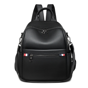 Cuir véritable Shopping Femmes Sacs à dos Jeune Fille Première Couche Vachette <span class=keywords><strong>Livre</strong></span> Sac Style Knapsack Luxe Grande Capacité Dames Sac - Product Image 1