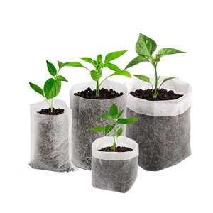 Sacs à semis non tissés biodégradables pour plantes, utilisation intérieure et extérieure - Product Image 2
