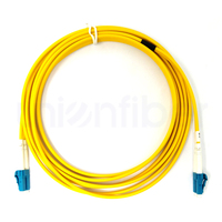 Cable de Fibra Óptica Dúplex Monomodo LC-LC G652D OS2 de 1M, 2M, 5M, 10M para FTTH, Cable de Fibra Óptica Monomodo LC-LC Dúplex para Exteriores de 10 Metros