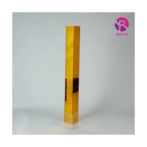 <span class=keywords><strong>Support</strong></span> de fleurs à base carrée à dessus rond <span class=keywords><strong>support</strong></span> de fleurs en métal à colonne droite <span class=keywords><strong>pour</strong></span> les arrangements de bureau de fête intérieure - Product Image 5
