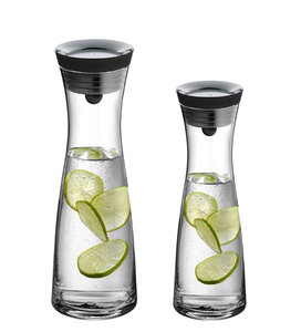 Jarra <span class=keywords><strong>de</strong></span> agua <span class=keywords><strong>de</strong></span> vidrio <span class=keywords><strong>de</strong></span> borosilicato <span class=keywords><strong>de</strong></span> 1500ml con tapa <span class=keywords><strong>de</strong></span> plástico y filtro para tetera o olla <span class=keywords><strong>de</strong></span> agua en uso en restaurante - Product Image 4