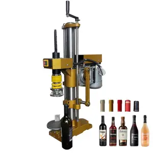 Máquina de vedação de garrafa de cerveja semi automática, venda imperdível