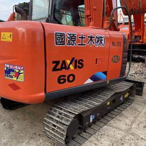 Excavatrice sur chenilles Hitachi ZX60 zx70 d'occasion, mini pelle rétro, machines en excellent état, prix bas - Product Image 4