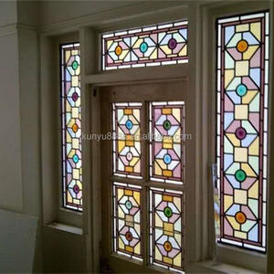 Vitrail Tiffany personnalisé et durable pour églises, hôtels et bâtiments |   Inserts de fenêtre de style européen à structure solide pour la décoration - Product Image 6