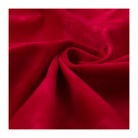 Échantillon gratuit en gros de tissu floqué brossé, tissu velours floqué
