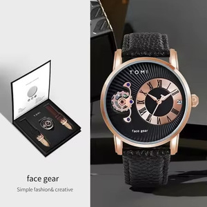 Coffret <span class=keywords><strong>Montre</strong></span> <span class=keywords><strong>à</strong></span> Quartz Étanche Tomi-T103 pour <span class=keywords><strong>Homme</strong></span>, Élégant et Tendance - Product Image 5