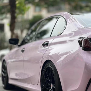 WRAPMASTER 1.52*17m rivestimento in cristallo lucido PVC pellicola autoadesiva auto involucro in vinile viola <span class=keywords><strong>rosato</strong></span> per carrozzeria - Product Image 4