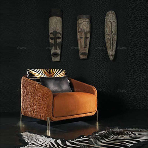 Juego de Muebles de Sala de Estar de Cuero de Diseño Premium, Muebles de Lujo Genuinos, Artesanía Italiana, Sofás Modernos para el Hogar RC-SF-03-CLIFTON S - Product Image 2