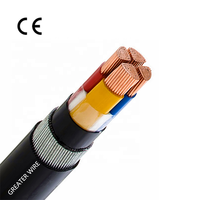Kabel Tembaga Industri Berkualitas Tinggi 2/3/4/5 Inti YJV32 Berlapis Baja 4x95-185mm Kabel SWA Berisolasi XLPE