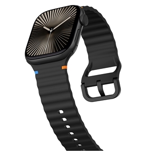 Cinturino in Silicone 49mm 45mm 44mm 42mm Traspirante Sportivo alla Moda per Smartwatch con Fibbia a Perno Serie 10 9 8 <span class=keywords><strong>Ultra</strong></span> 14 Colori - Product Image 3