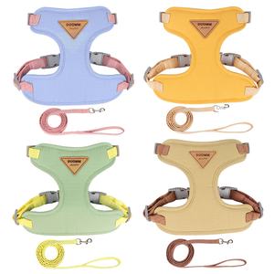 Tali hewan peliharaan Anti pecah, tali hewan peliharaan Anti pecah pola hewan kucing, kancing penutup bahan Oxford dan PVC, Harness jalan kucing dapat disesuaikan - Product Image 4