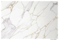 Carreaux de sol en Calacatta poli, design doré, 60x120