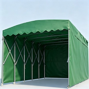 Auvent mobile coulissant extérieur personnalisé, grande tente rétractable pour entrepôt, abri solaire pliable pour activités extérieures - Product Image 2