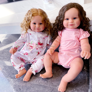 Muñeca <span class=keywords><strong>Reborn</strong></span> de Silicona Maddie de 24 Pulgadas, Realista, Suave, <span class=keywords><strong>Mini</strong></span> Modelo de Moda, Juguete para Niñas, Bebé Recién Nacido - Product Image 1