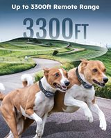 Fabrik-Lieferung ODM 4200 ft Fernbedienung Anti-Bell Hundetrainingshalsband Wiederaufladbar Wasserdicht Kunststoff Bellalarm Umweltfreundlich