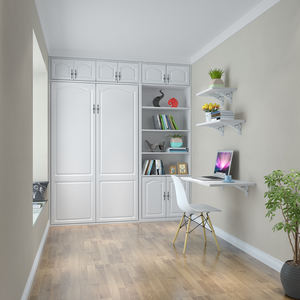 Оптовая продажа, компактная мебель, складная скрытая, полноразмерная вертикальная, с шкафом для хранения, кровать murphy - Product Image 3