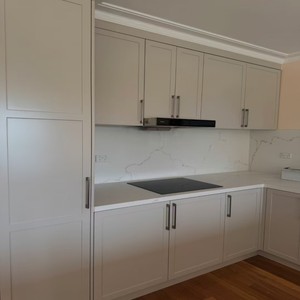 Armoires de <span class=keywords><strong>cuisine</strong></span> en aluminium de luxe, style minimaliste moderne, en nid d'abeille modulaire, écologiques, personnalisées - Product Image 1