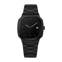 Montre à cadran arabe en acier inoxydable, design original de marque haut de gamme, mouvement japonais de haute qualité, étanche, montres pour hommes tendance, fines