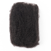 Extensions de cheveux humains brésiliens Remy en vrac, 10-18 pouces, 4C Afro Kinky, double trame, 30-50g/paquet, pour micro-tresses et locs