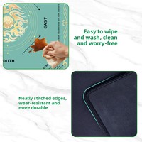 Tapis de jeu de Mahjong Funky Trade Square 2-3mm, tapis écologique antidérapant en caoutchouc, vente en gros, e-commerce transfrontalier, OEM