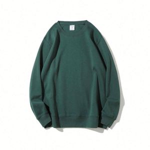 Sweat-shirt unisexe en coton molletonné français de haute qualité 300 GSM, coupe ample, col rond, personnalisable pour homme - Product Image 4