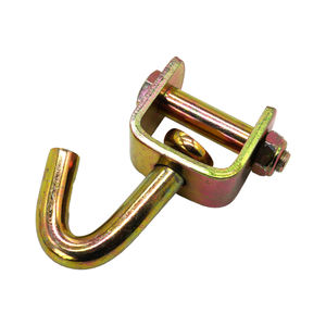 <span class=keywords><strong>Gancho</strong></span> en J giratorio de 360 grados con pasador de horquilla y perno, accesorio de extremo de alta resistencia para sistema de control de carga en camiones y remolques - Product Image 2