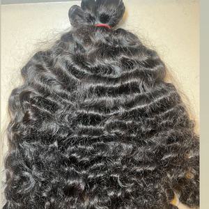 生柬埔寨波浪头发供应商人发身体波浪延伸一个捐赠者100% 生头发缅甸卷曲 - Product Image 1