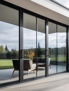 Fenêtres et portes coulissantes horizontales en aluminium à double vitrage, design moderne, prix usine raisonnable, pour balcon - Product Image 6