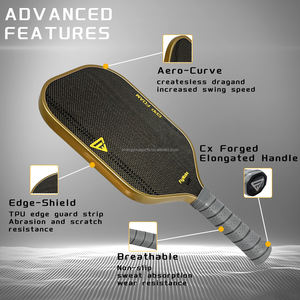 ไม้พายพิคเคิลบอลแกนโฟมทั้งหมด ทำจาก EPP ที่ถูกประกบกับโฟม EVA รอบขอบ สีเหลืองไทเทเนียม คาร์บอนไฟเบอร์ - Product Image 6