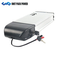 Batterie Lithium-ion pour vélo électrique, akku, 36V, 14,5 ah, 20ah, avec feu arrière et support pour bagages