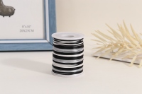 Fil de soie coréen multicolore à 7 brins de 1,5 mm, cordon en polyamide tressé rond pour emballage cadeau, fabrication de bijoux et emballage
