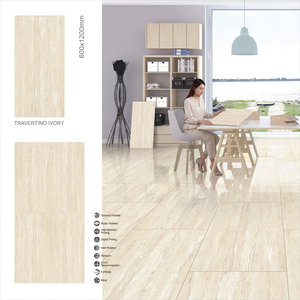 Spider Natural High Gloss Polished Glazed Porcelain Tiles 600x1200mm Modern Marble Look Floor <b>Wall</b> - Product Image 5