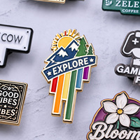 Pin's Émail Personnalisés Insigne en Métal Alliage de Zinc Badges d'Élite Accessoires de Mode Prix d'Usine Direct