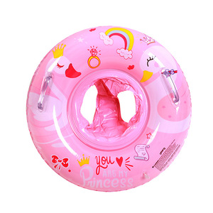Flotador Inflable para Bebé Lan Hua, Diseño de Princesa Rosa con Asas, para Uso en Piscinas Infantiles - Product Image 1