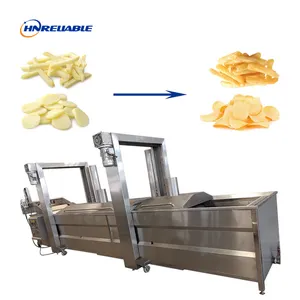 Voll automatische gebratene Chips Pommes Frites Maschine Produktlinie Kartoffel chips machen Maschinen linie Produktion klein