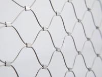 Grillage métallique décoratif architectural en câble d'acier flexible pour la décoration extérieure des façades de villas