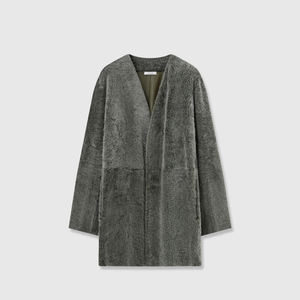 Cappotto lungo da <span class=keywords><strong>donna</strong></span> in vera pelliccia di <span class=keywords><strong>Shearling</strong></span> di alta qualità di alta qualità - Product Image 6