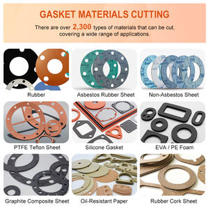 Máquina de corte automática CNC AOL para juntas de sellado de asbesto, caucho, corcho, grafito, silicona, PTFE con cuchilla oscilante - Product Image 3