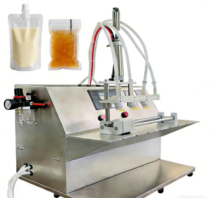 Machine de remplissage semi-automatique pour sachets à bec verseur, pour boissons, miel, sauces, huiles <span class=keywords><strong>et</strong></span> aliments, avec temps de livraison plus rapide - Product Image 4