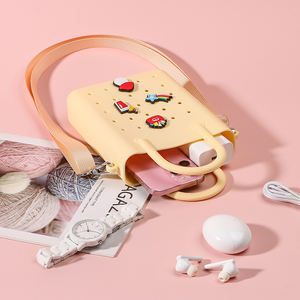 Bolsa de Almacenamiento de Silicona Premium, Linda y Popular, con <span class=keywords><strong>Correa</strong></span> para el Hombro, Multiusos, Impermeable, Bolsas Bogg, Bolsa Cruzada Duradera para DIY - Product Image 6