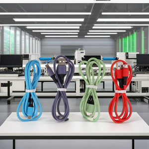 Cable <span class=keywords><strong>Micro</strong></span> <span class=keywords><strong>USB</strong></span> tipo C de silicona líquida de 2M, cargador de datos de carga rápida 2A para <span class=keywords><strong>iPhone</strong></span>, Samsung, Xiaomi, Huawei - Product Image 3